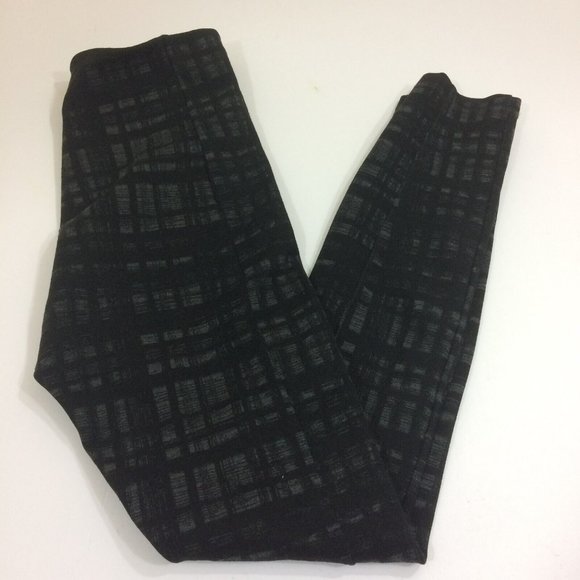 LYSSE Women's Natalie Charcoal Check Ponte Legging Shape-Wear Pants Gray/Black-S - Picture 4 of 8